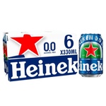 Heineken Zero Alcohol 330ml Cans 6 Pack